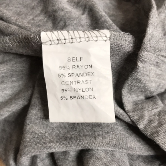 Finn & Clover Women’s Scoop Neck Top Lace Back Longer Length In Back Cap Sleeve - Picture 6 of 7